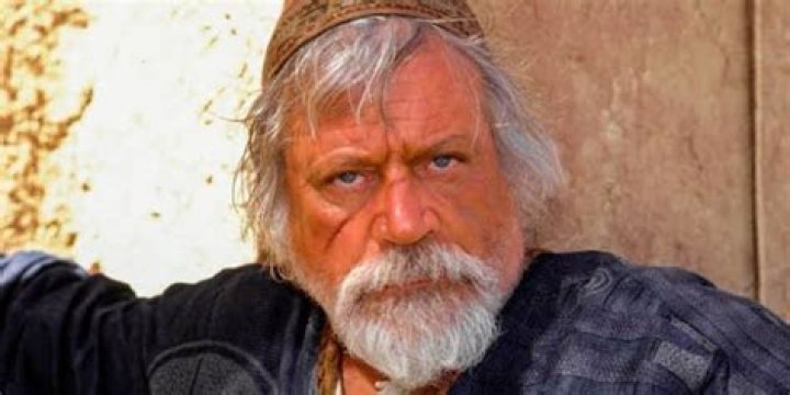 Oliver Reed as seen in a black-and-white picture in 1968