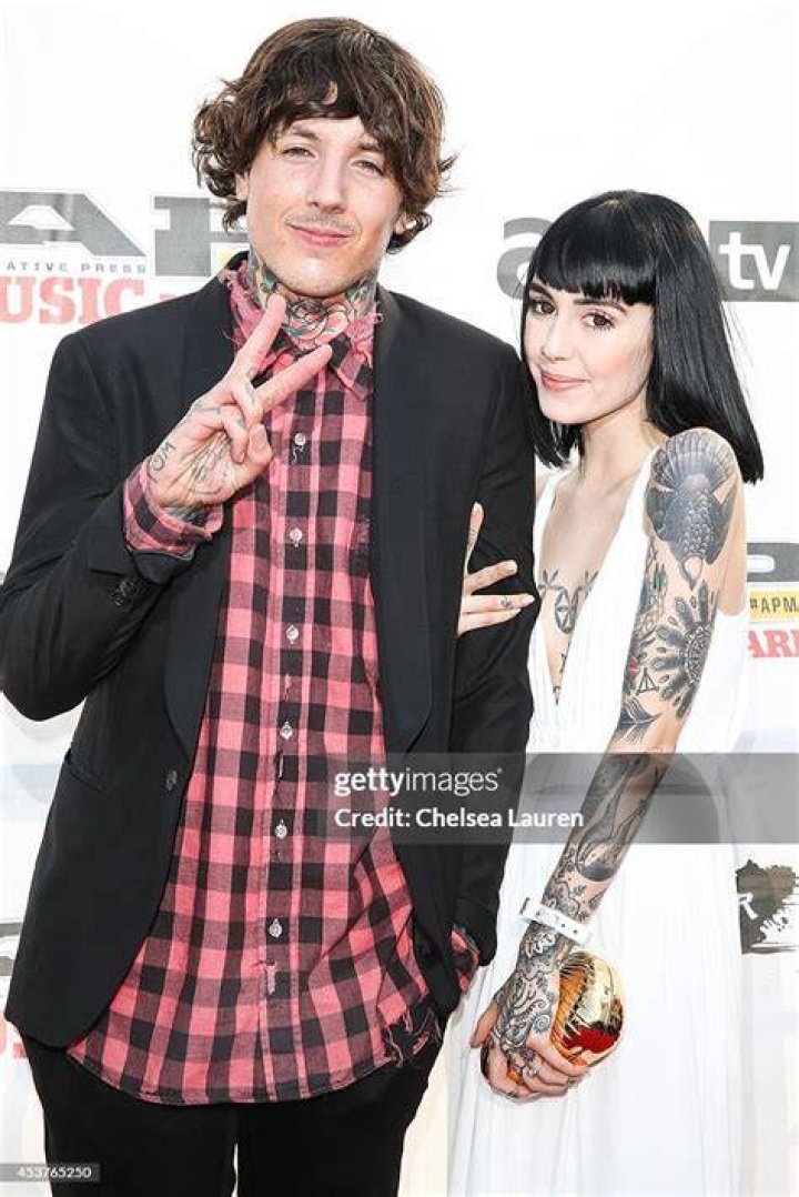 Oliver Sykes and Hannah Snowdon