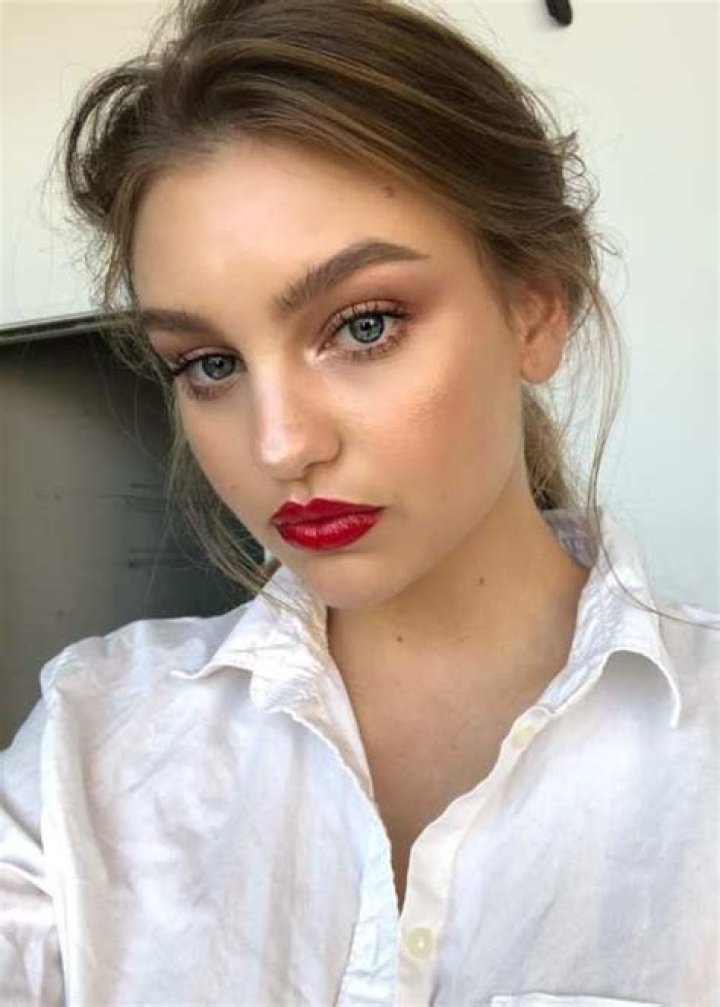 Olivia Brower in a selfie taken in November 2018