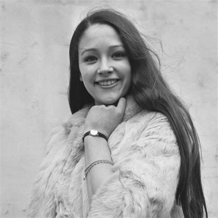 Olivia Hussey as seen in a black-and-white picture taken in 1979