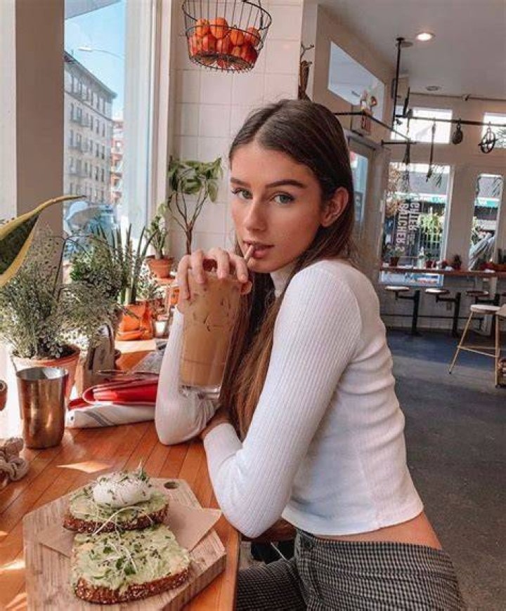 Olivia Rouyre in an Instagram selfie as seen in July 2019