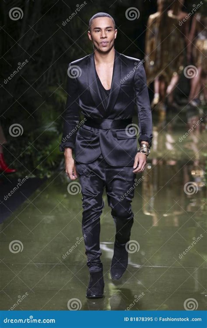 Olivier Rousteing seen in an Instagram selfie in 2022