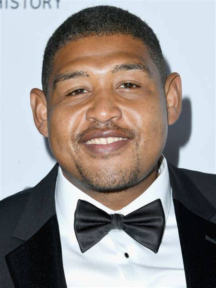 Omar Benson Miller (Left) as seen while taking a selfie with Tory Kittles at Piccadilly Circus in August 2019