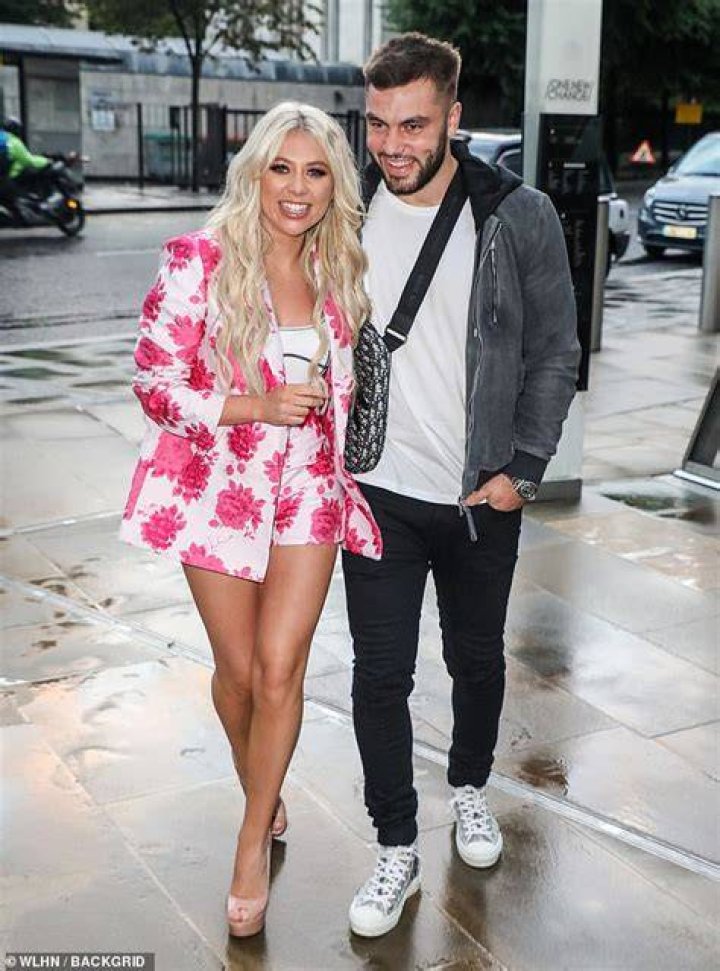 Paige Turley with her beau in May 2020