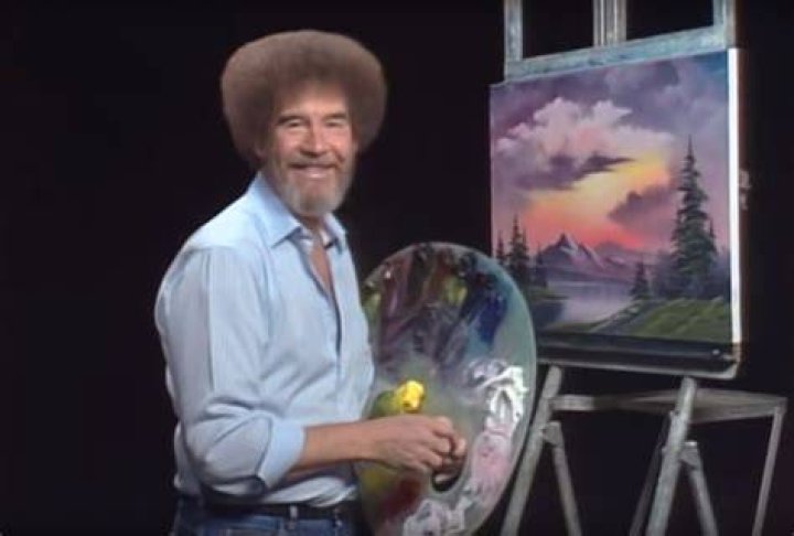 Painter Bob Ross
