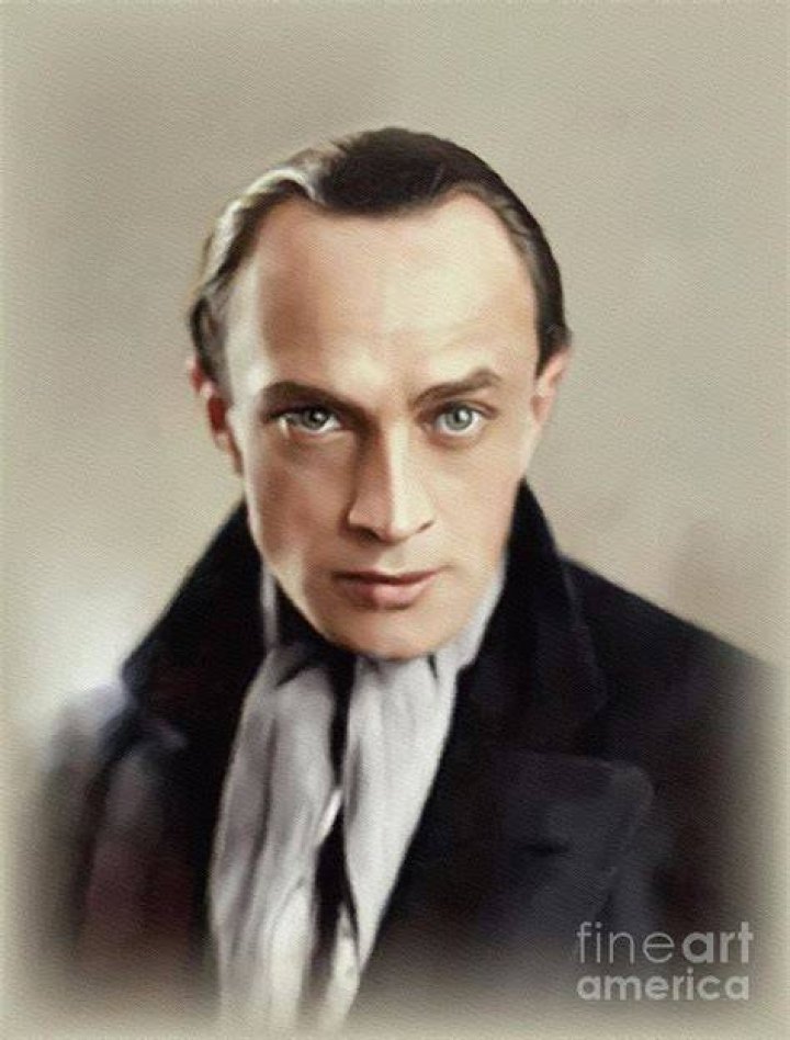 Painting of Conrad Veidt by Milena Pavlović-Barili, the most notable female artist of Serbian modern before 1945