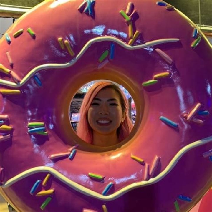 PaintingRainbows as seen in a selfie taken in New York City, New York in June 2019