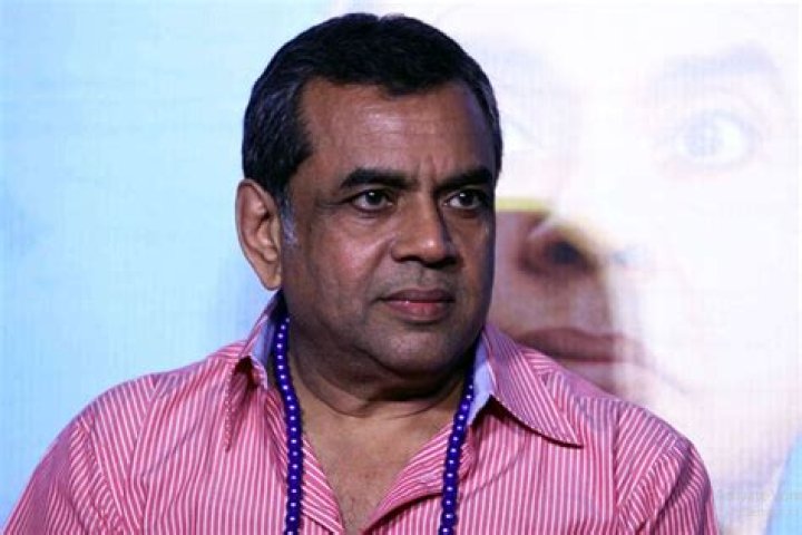 Paresh Rawal on the sets of OMG.