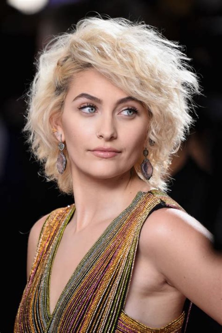 Paris Jackson at The 59th GRAMMY Awards in February 2017