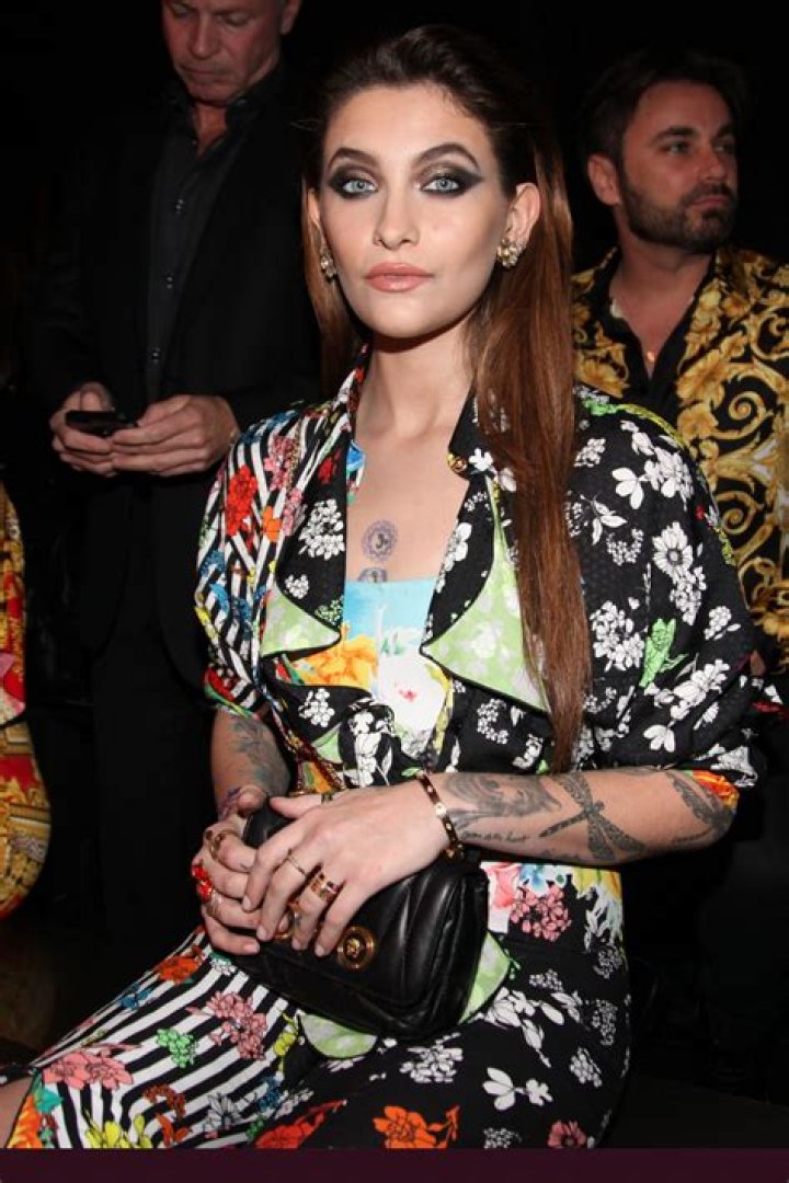 Paris Jackson at the Pre-GRAMMY Gala Honoring Debra Lee in February 2017