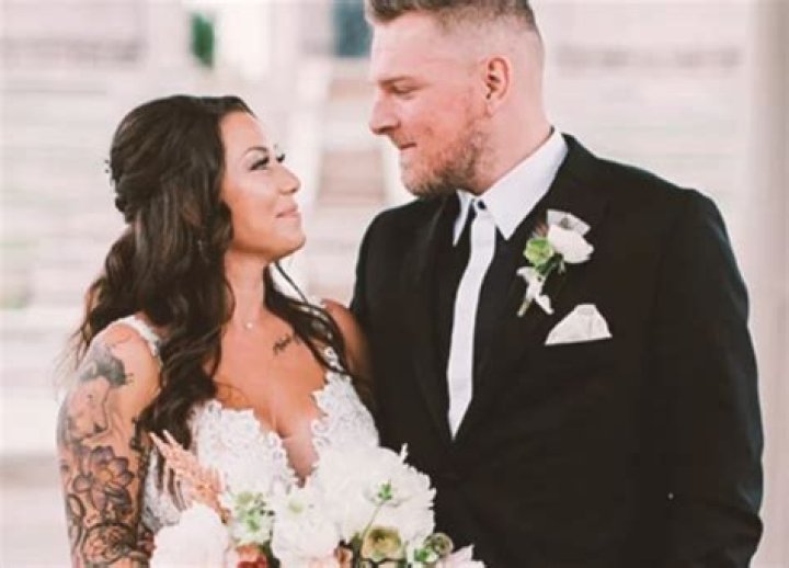 Pat McAfee and Samantha Ludy, as seen in August 2020