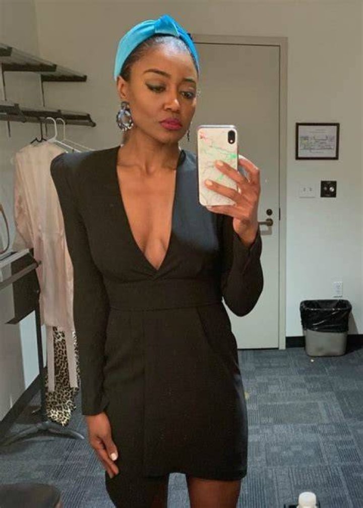 Patina Miller in a selfie in September 2019
