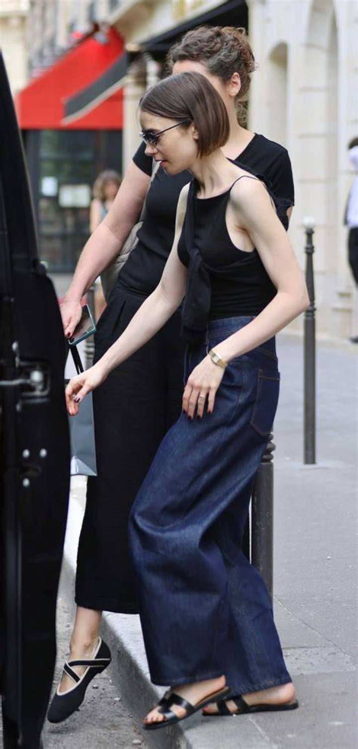 Patricia and Lily Collins seen together in 2019
