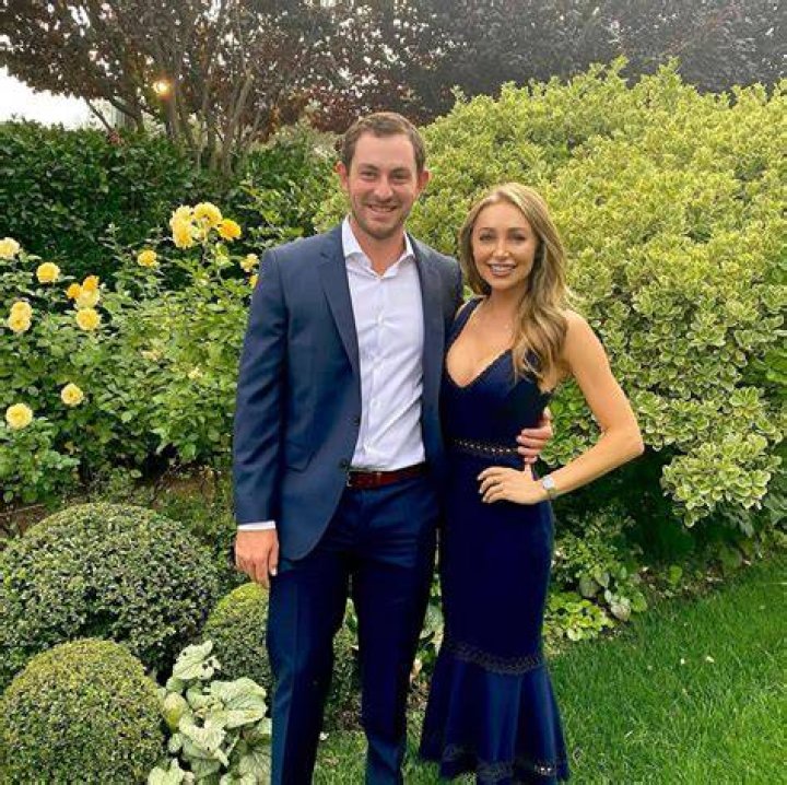 Patrick Cantlay and Nikki Guidish, as seen in December 2021