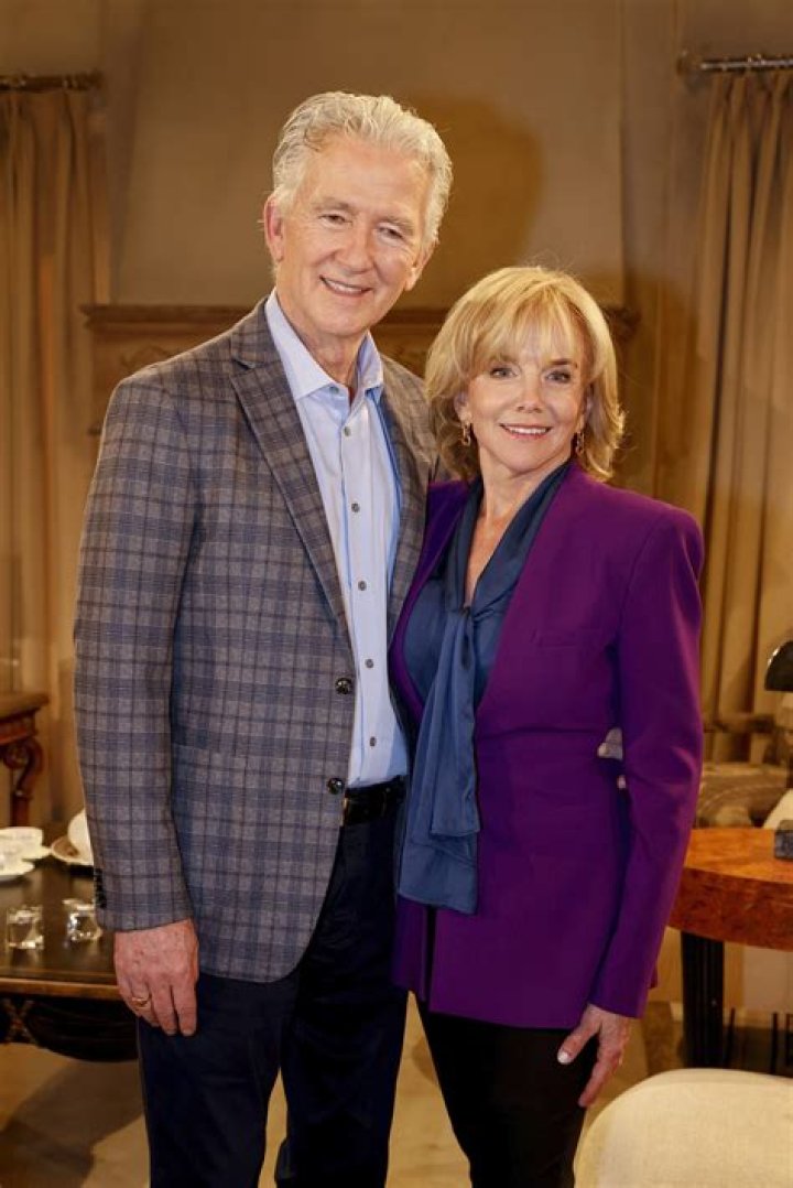 Patrick Duffy with actress Linda Gray, as seen in September 2020