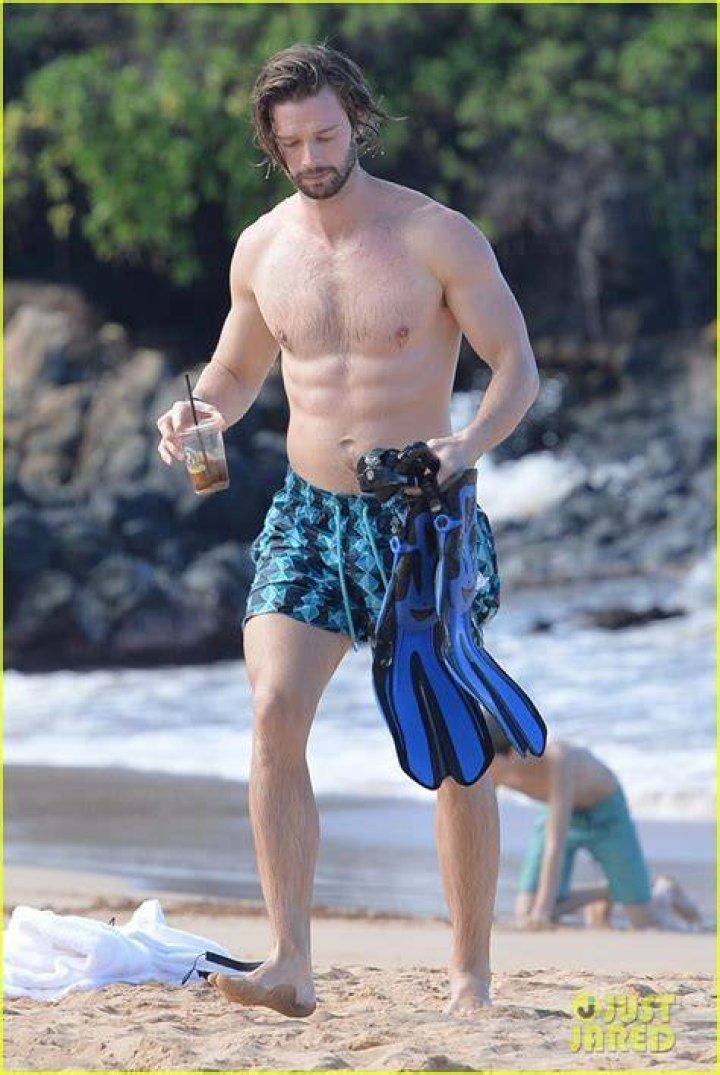 Patrick Schwarzenegger shirtless body