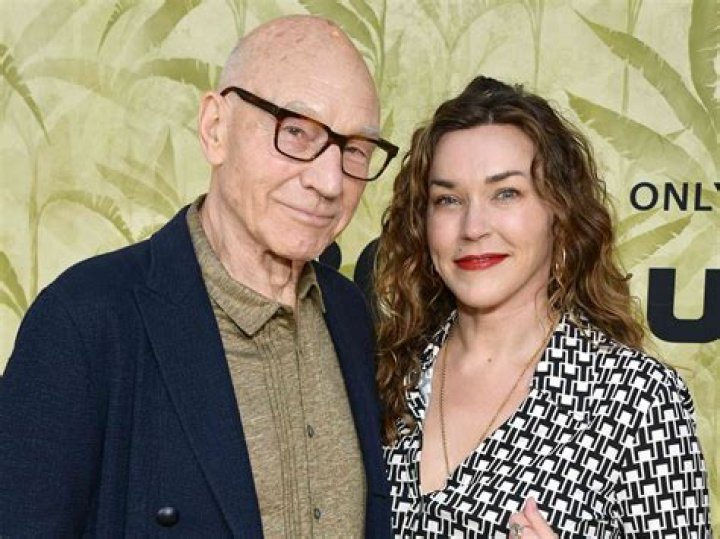 Patrick Stewart and Sunny Ozell, as seen in October 2015