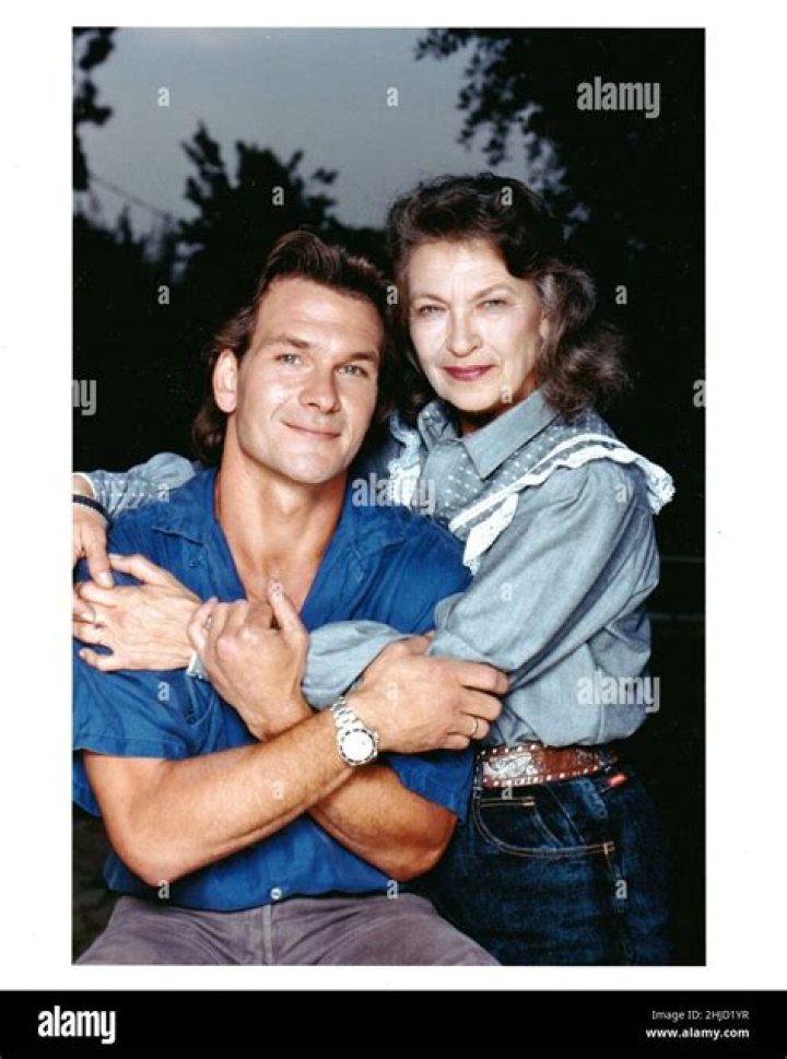 Patrick Swayze as photographed with Paula Abdul in 1990