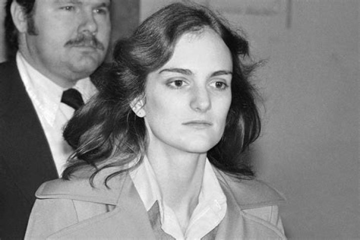 Patty Hearst as seen in an arrest photo as a convicted bank robber