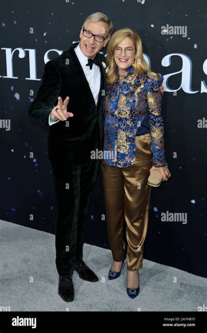 Paul Feig and Laurie Karon, as seen in Deccember 2020