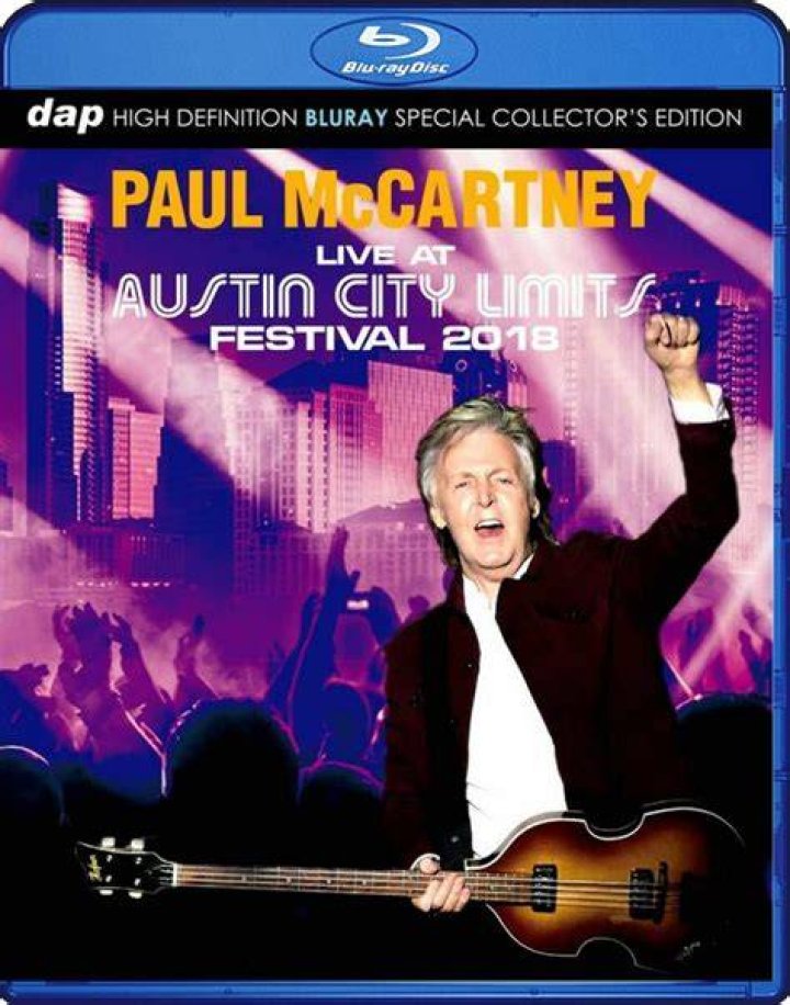 Paul McCartney at the Austin City Limits Music Festival in Austin, Texas in October 2018