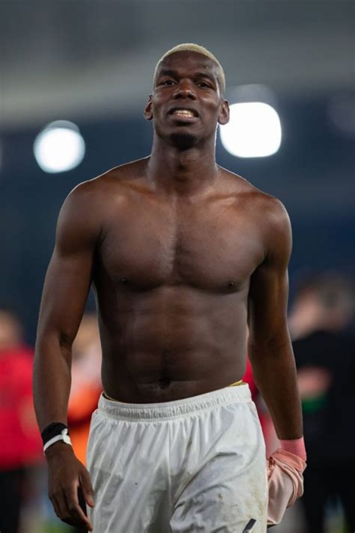 Paul Pogba shirtless body