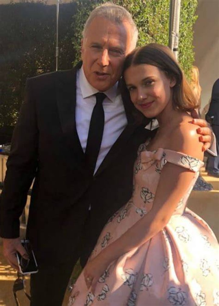 Paul Reiser and Millie Bobby Brown as seen in September 2018