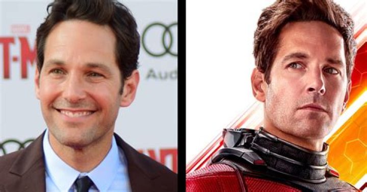 Paul Rudd with his Ant-Man suit