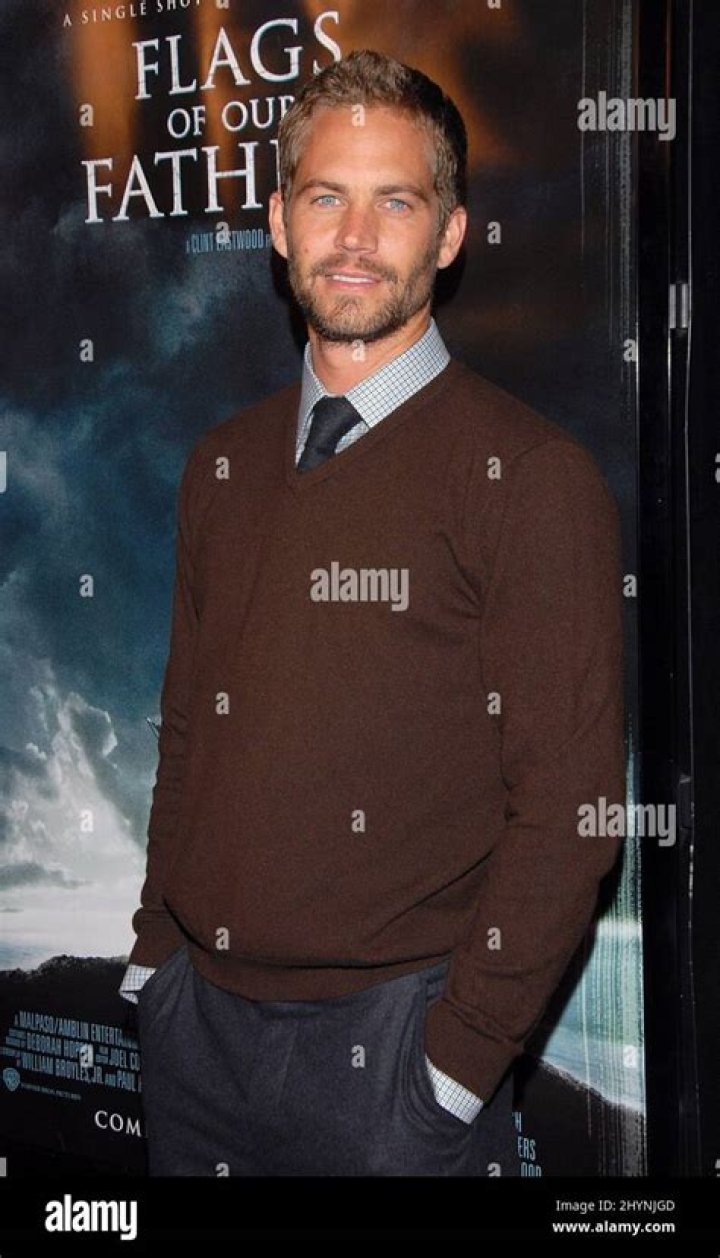 Paul Walker at the &ldquo;Flags of Our Fathers&rdquo; premiere in November 2013