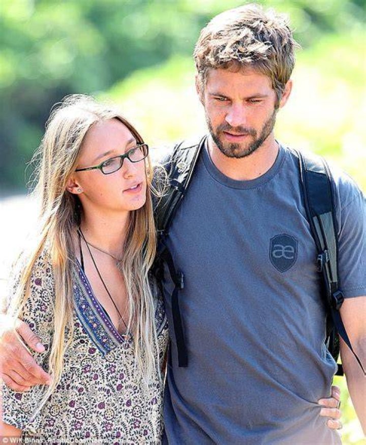 Paul Walker with ex-girlfriend Jasmine Pilchard-Gosnell in Hawaii in January 2009 