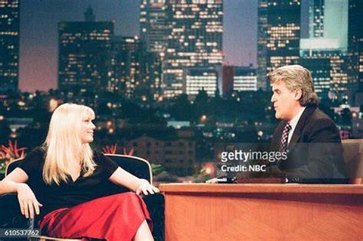 Peta Wilson during an interview on The Tonight Show in 1997