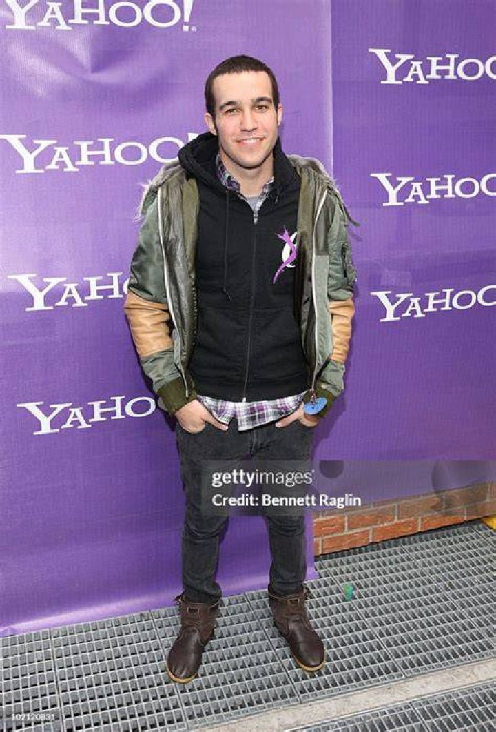 Pete Wentz at Yahoo Yodel in October 2009
