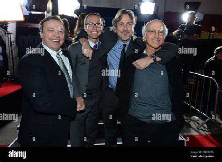 Peter Farrelly and Larry David as seen together in 2009
