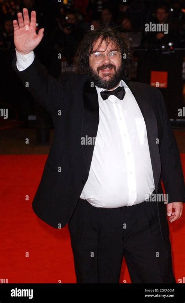 Peter Jackson pictured at the World premiere of the third part of 'Lord of the Rings' in Wellington, New Zealand in December 2003