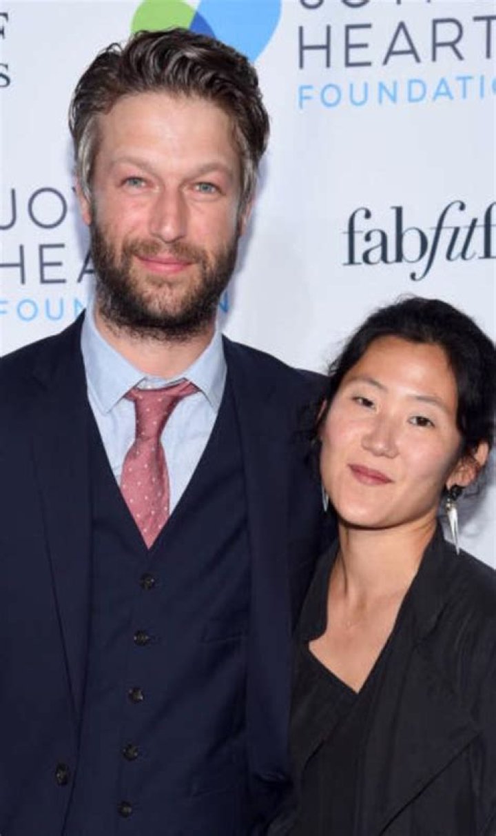 Peter Scanavino with his wife in December 2019
