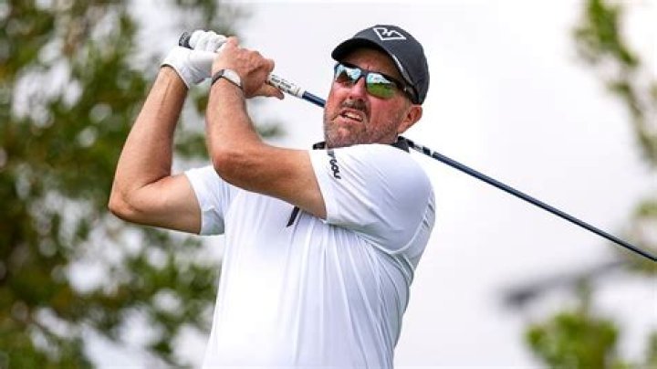 Phil Mickelson while hitting a shot in 2012