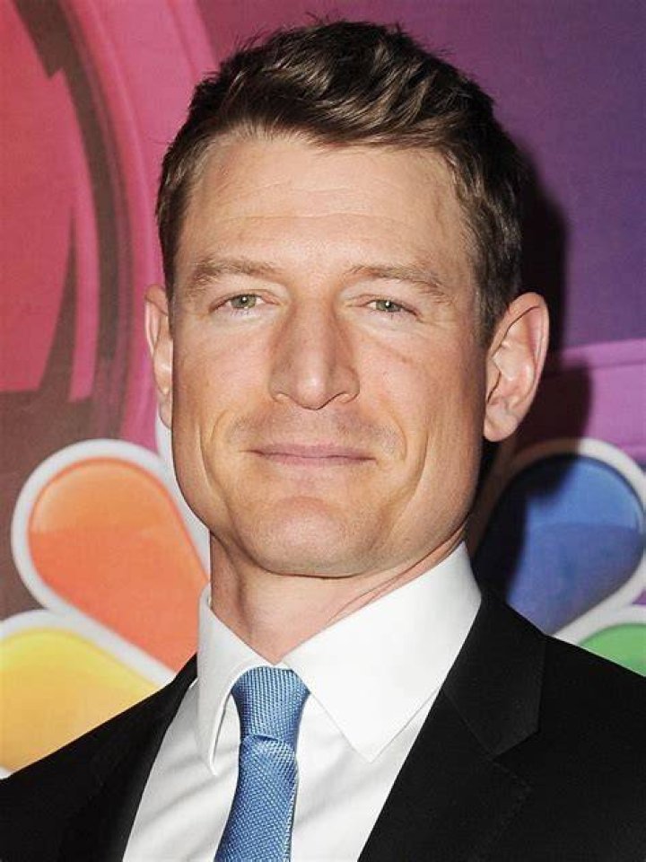 Philip Winchester smiling in a picture with MJ Bassett in October 2020