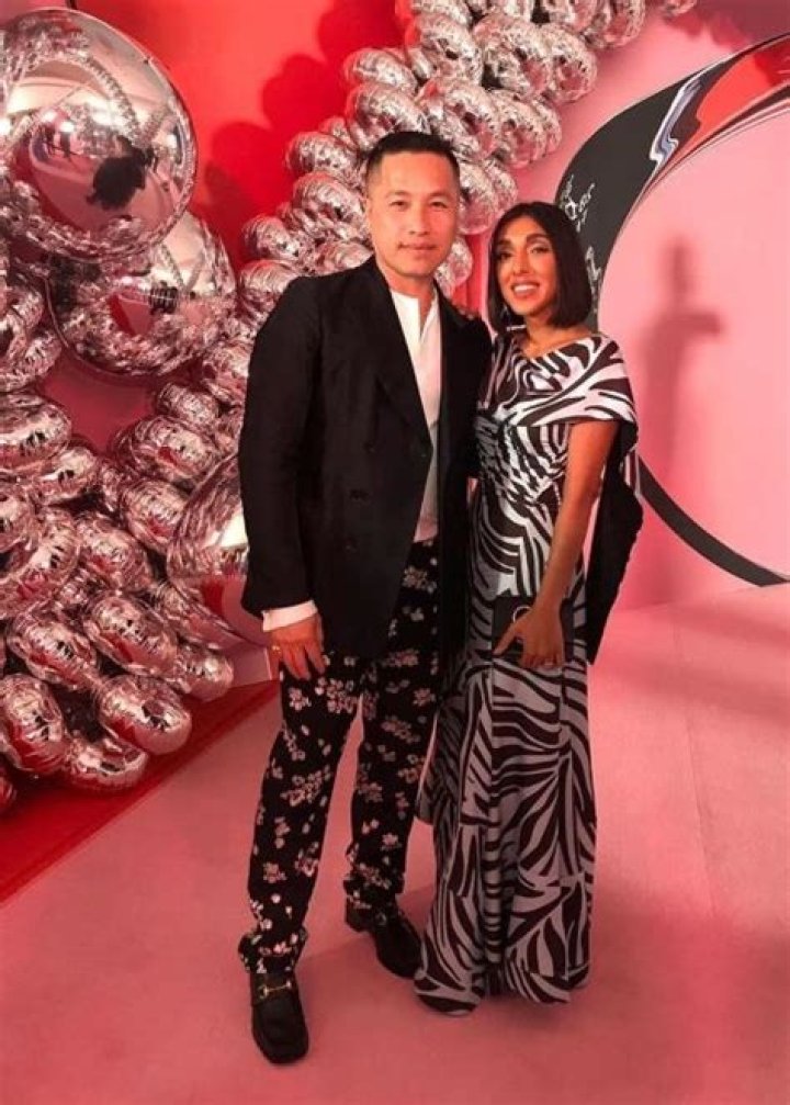 Phillip Lim seen with poet Rupi Kaur at the CFDA Awards in June 2019