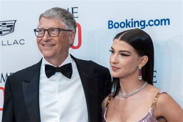 Phoebe Gates and her father Bill Gates