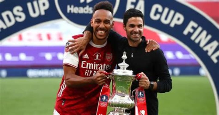 Pierre-Emerick Aubameyang with his family as seen in March 2018