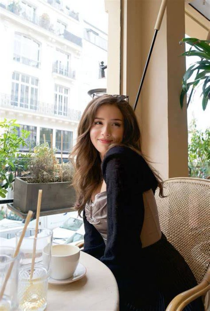 Pokimane at a cafe in City of Love in July 2023