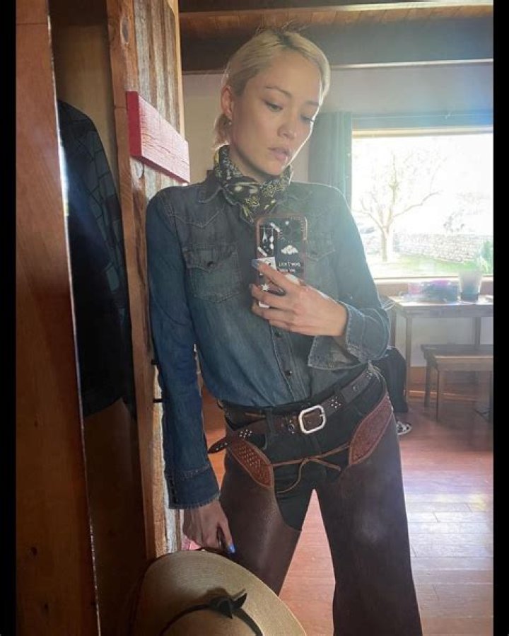Pom Klementieff in an Instagram selfie as seen in August 2020