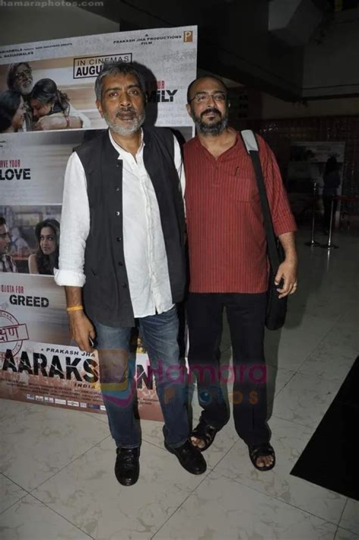 Prakash Jha at the promotions of the film Lipstick Under My Burkha in 2017