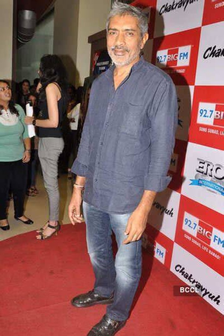 Prakash Jha during the promotion of his film Aarakshan in 2010.