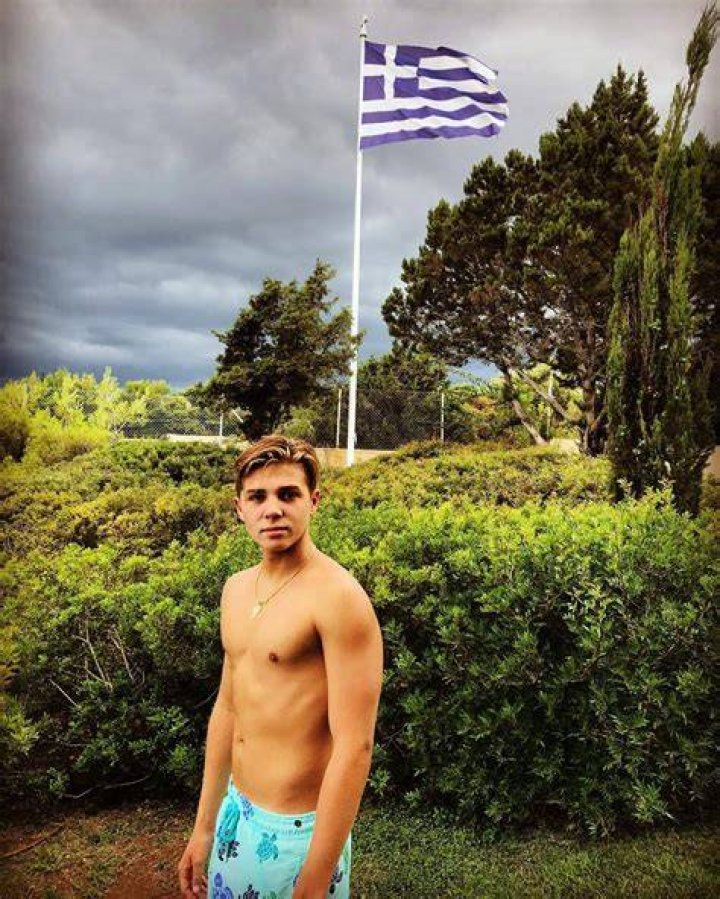 Prince Achileas-Andreas of Greece and Denmark (Left) as seen in February 2019