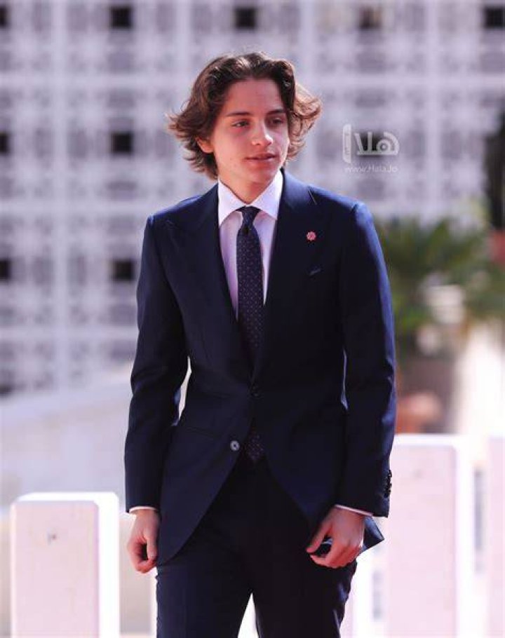 Prince Hashem bin Abdullah as seen while posing for the camera