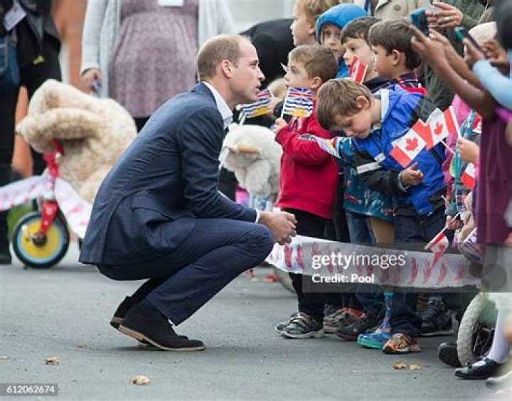 Prince William at Cridge Centre for the Family during Royal Tour of Canada in 2016