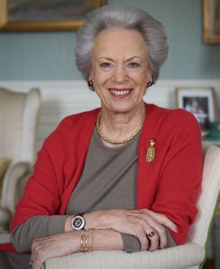 Princess Benedikte of Denmark on the way to the castle church at the Royal Palace in Stockholm before the wedding between Princess Madeleine and Christopher O'Neill June 8, 2013