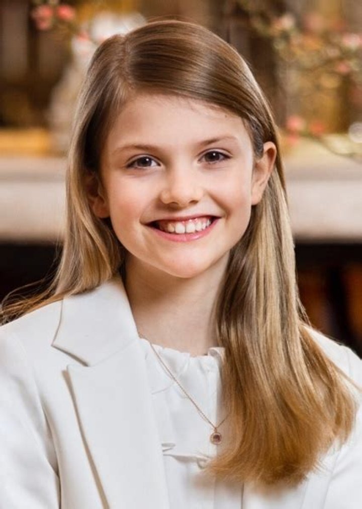 Princess Estelle, Duchess of &Ouml;sterg&ouml;tland after the baptism of her brother Prince Oscar, Duke of Sk&aring;ne at the Royal Chapel of Stockholm Palace in Stockholm, Sweden on May 27, 2016