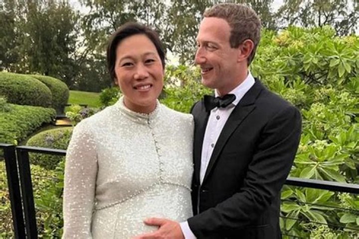 Priscilla Chan and Mark Zuckerberg in a selfie as seen in June 2019